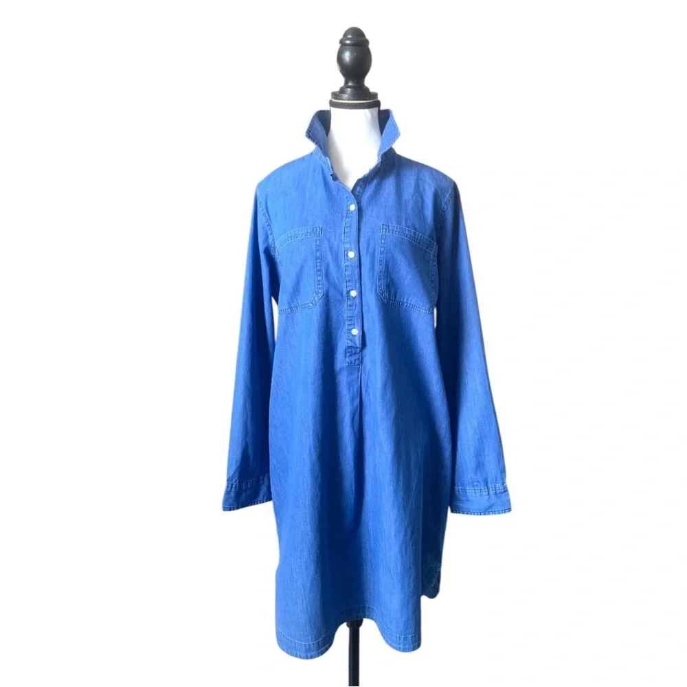 Old Navy denim chambray shirt dress - Picture 10 of 15